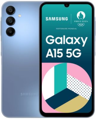Smartphone SAMSUNG Galaxy A15 Bleu 128Go 5G Reconditionné