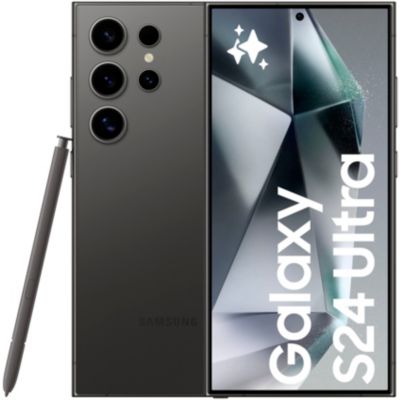 Location Smartphone Samsung Galaxy S24 Ultra Noir 512Go  Reconditionné Grade A