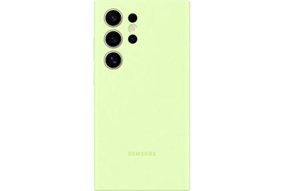 Coque SAMSUNG Samsung S24 Ultra silicone Vert clair