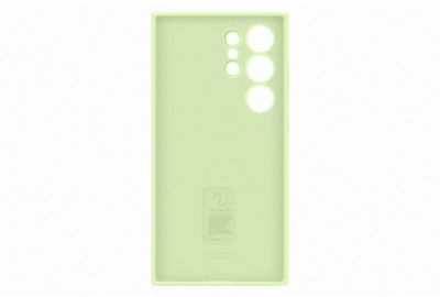 Coque SAMSUNG Samsung S24 Ultra silicone Vert clair