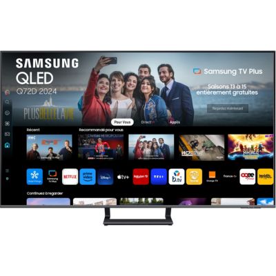 Location TV QLED Samsung TQ55Q72D 4K UHD AI Smart TV 2024