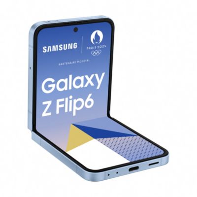Location Smartphone Samsung Galaxy Z Flip6 Bleu 512Go  Reconditionné Grade B