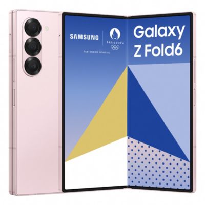 Location Smartphone Samsung Galaxy Z Fold6 Rose 256Go Reconditionné Grade A