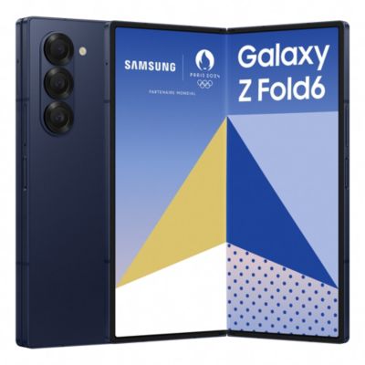 Location Smartphone Samsung Galaxy Z Fold6 Bleu nuit 512Go Reconditionné Grade C