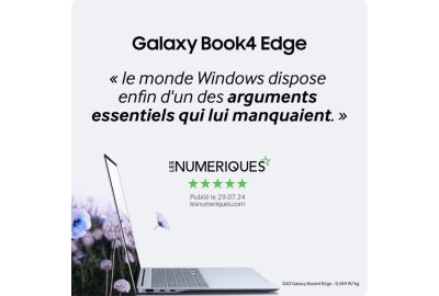 Ordinateur portable SAMSUNG Copilot+ Galaxy Book4 Edge 14