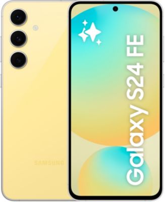 Smartphone SAMSUNG Galaxy S24 FE 5G Jaune 256 Go Reconditionné