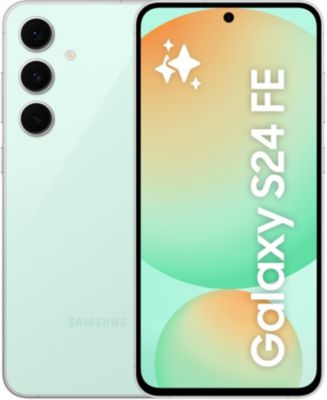 Smartphone SAMSUNG Galaxy S24FE 5G Vert d'eau 256Go