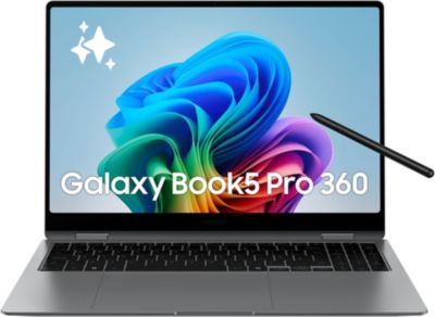 Ordinateur portable SAMSUNG Galaxy Book5 Pro 360 Copilot+ PC Gris