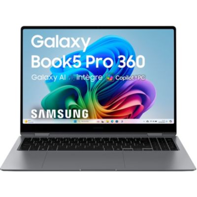 Location Ordinateur portable SAMSUNG Galaxy Book5 Pro 360 Copilot+ PC Gris