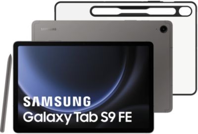 Tablette Android SAMSUNG Pack S9FE 128Go + Coque Transparente