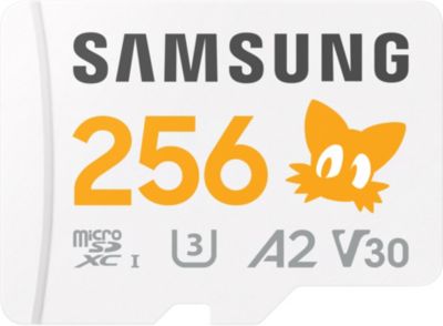Carte Micro SD SAMSUNG 256 go PRO PLUS SONIC