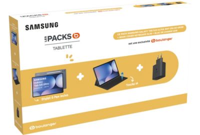 Tablette Android SAMSUNG Pack S10Ultra BookCoverKeyboard Slim+Cha