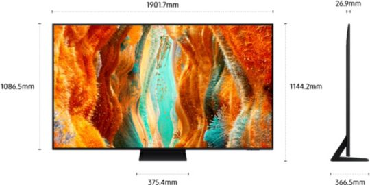 TV QLED SAMSUNG TQ85QN70F 2025
