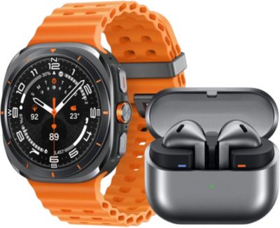 Montre Connectée Samsung Pack Galaxywatch Ultra Gris Titane+Buds3