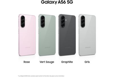 Smartphone SAMSUNG Galaxy A56 Graphite 256Go