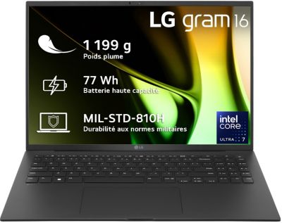 Ordinateur Portable LG Gram 16Z90S-G.Ad78F