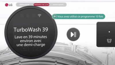Voir la vidéo pour Lave linge hublot LG F14X76WHST