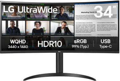 Ecran PC Gamer LG UltraWide 34WR55QK-B 34