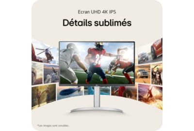 Ecran PC 4K LG 27UP850K-W UltraFine UHD 4K 27
