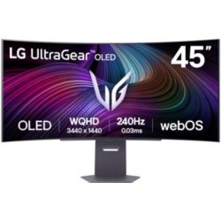 Ecran PC Gamer LG 45GX90SA 45 Incurvé 800R WQHD 240Hz OLED HDR True Black 400 HDMI 2.1 AMD FreeSync & G-Sync