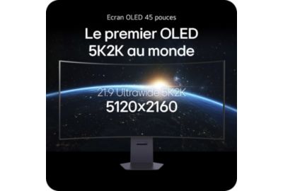 Ecran PC 5K LG 45GX950A-B 45