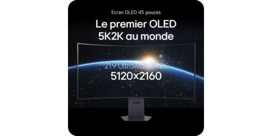 Ecran PC 5K LG 45GX950A-B 45