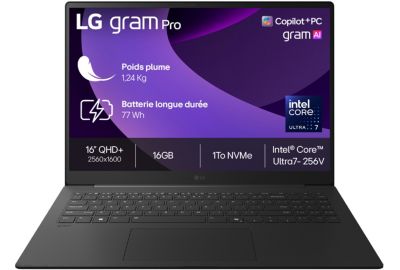 Ordinateur portable LG Gram Pro 16Z90TS-G.AU79F Copilot+