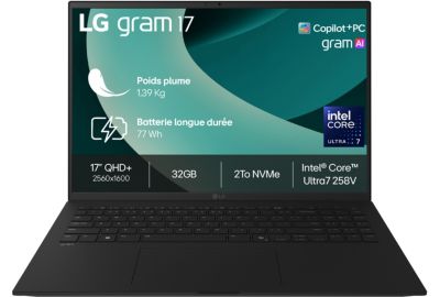 Ordinateur portable LG Gram  17Z90TL-G.AU8BF Copilot+