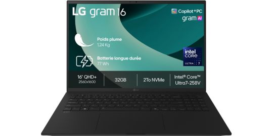 Ordinateur portable LG Gram  16Z90TL-G.AU8BF Copilot+