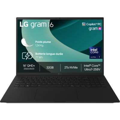Location Ordinateur portable LG Gram 16Z90TL-G.AU8BF Copilot+