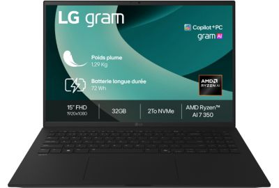 Ordinateur portable LG Gram 15Z80T-G.AU8BF Copilot+