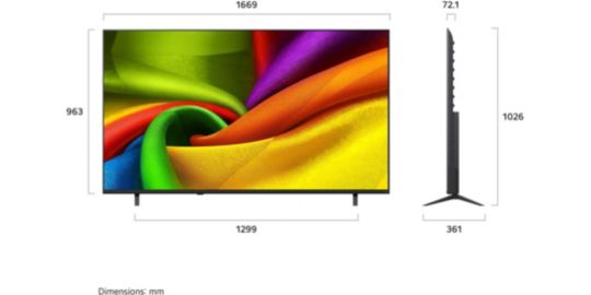 TV LED LG 75NU850B6 2026 (189cm)