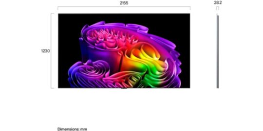 TV OLED LG 97G6 2026 ( 245 cm )