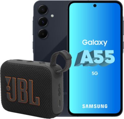 Smartphone SAMSUNG Pack Galaxy A55 + Enceinte JBL GO 4