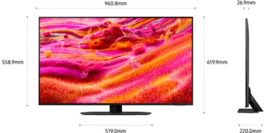 TV QLED SAMSUNG TQ43QN90F 2025