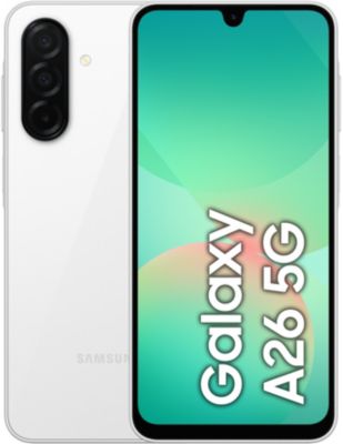 Smartphone SAMSUNG Galaxy A26 Blanc 128Go 5G