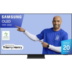 TV OLED SAMSUNG TQ55S95F sans reflet 4K AI 2025