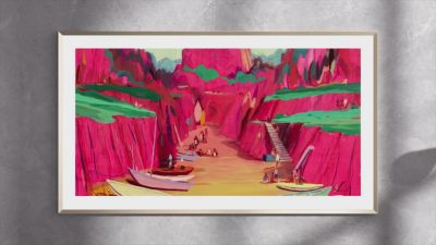 Voir la vidéo pour TV Mini Led SAMSUNG The Frame Pro 65LS03FW 2025