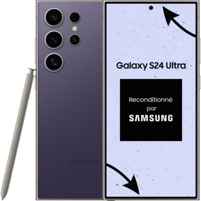 Location Smartphone SAMSUNG Galaxy S24 Ultra CPO Duos Violet 256Go Reconditionné Grade B