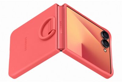 Coque SAMSUNG Galaxy Z Flip 7 anneau Corail
