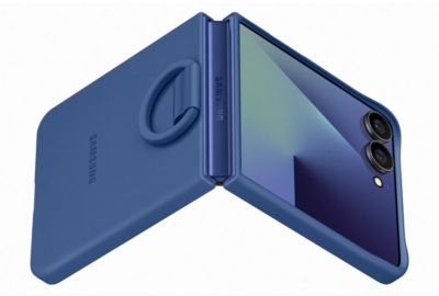 Coque SAMSUNG Galaxy Z Flip 7 anneau Bleu Nuit