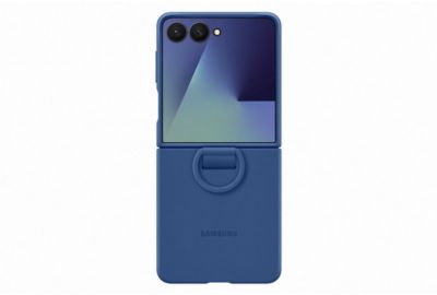 Coque SAMSUNG Galaxy Z Flip 7 anneau Bleu Nuit