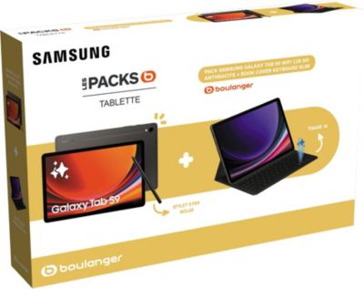 Tablette Android SAMSUNG Pack Galaxy Tab S9 + Cover Keyboard IA