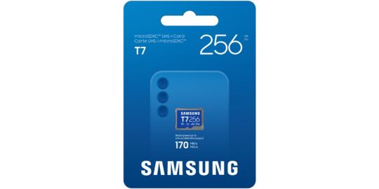 Carte Micro SD SAMSUNG T7 256G U3 V30 A2 Classe 10