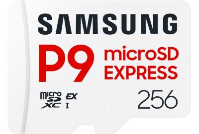 Carte Micro SD SAMSUNG 256Go P9 Express Classe U3 V30 A1