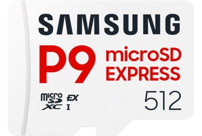 Carte Micro SD SAMSUNG 512Go P9 Express Classe U3 V30 A1