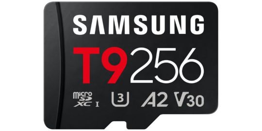 Carte Micro SD SAMSUNG T9 256G avec Lecteur U3 V30 A2 Classe 10