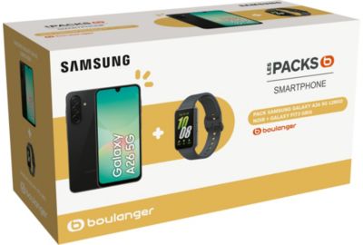 Smartphone SAMSUNG Pack A26 128Go 5G + Fit 3