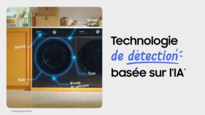 Voir la vidéo pour Lave linge compact SAMSUNG WW80FG3M05AW