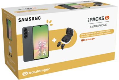 Smartphone SAMSUNG Pack A56 Graphite+Buds FE Noir